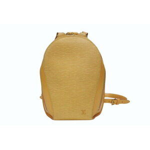 Louis Vuitton Epi Mabillon Backpack Leather Tassili Yellow
